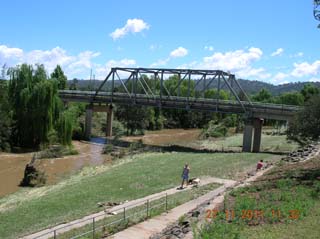 photo of Manilla River after the flood.