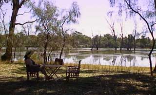 Photgraph of our riverside picnic