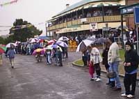 Photo of the crowd watching the parade