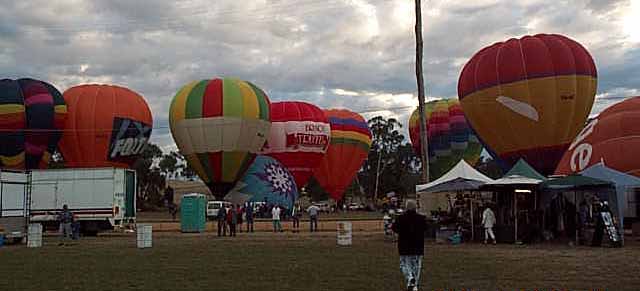 photo of the balloon launch