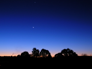 photo of sunset over currawinya