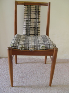photo of a dining chair before