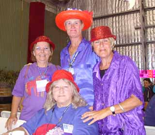 photo of some red hatters